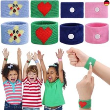 Abeillo 4 Paar Akupressur Armband, Akupressurband Gegen Übelkeit Kinder, Anti 