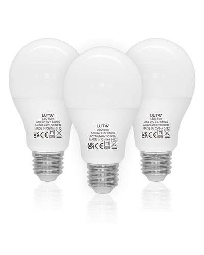 E27 led kaltweiss 6500k 900 - 9w,