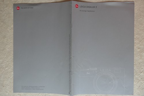 Leitz prospekt leica digilux - leica,