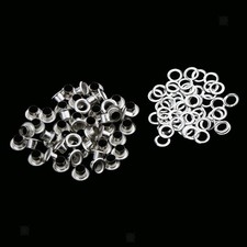 50 Stück Ösen mit Ringen