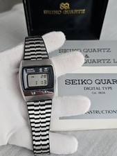 Seiko Ref. CX003 Cal. 0634-5019 Quartz LC Chronograph Japan Aug 1976 NOS Fullset