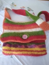 Tasche,gefilzte Wolle, Handarbeit