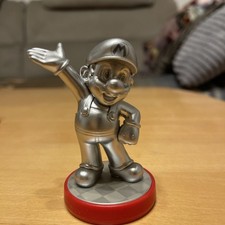 Nintendo Amiibo Super Mario Silber