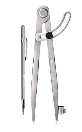 Bogenzirkel mit reißnadel - bogenzirkel,