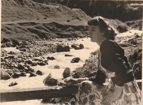 Vintage foto schöne frau - foto,