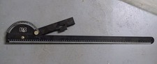 B&C Universal Winkelschmiege / Gehrmaß mit Skala – Top Zustand