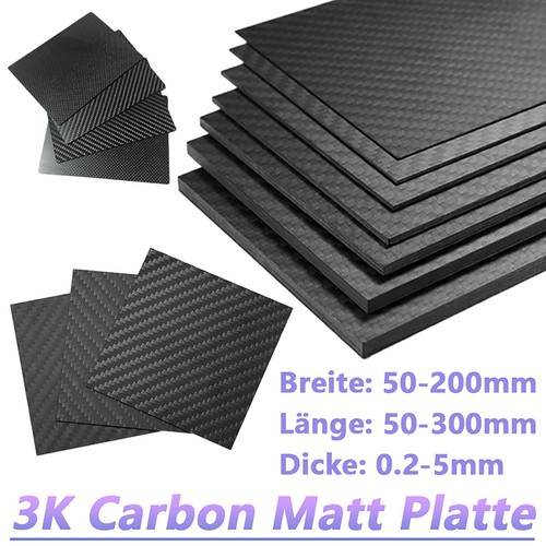 Carbon platte 2mm - carbon, 0,2mm/0,5mm-5mm