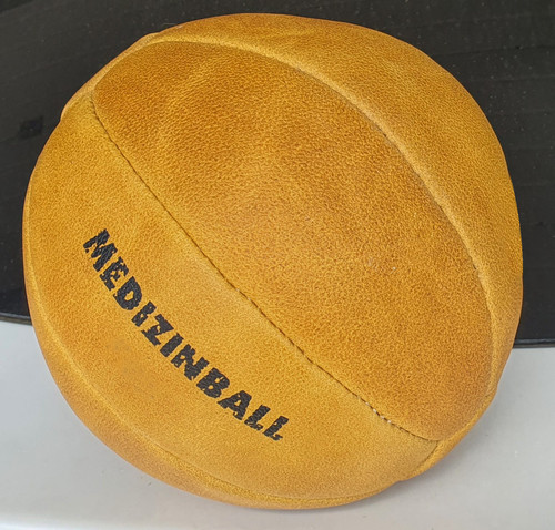 Profi echtleder medizinball - echtleder,