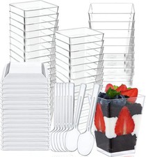 Dessertbecher mit Deckel 50Stk