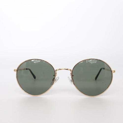 Sonnenbrille rund gold - h&m,, sonnenbrille,