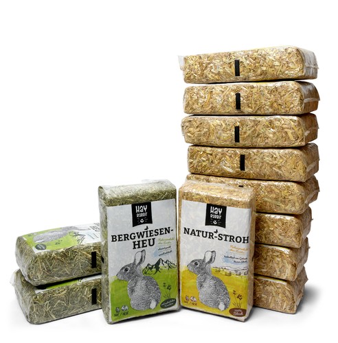 Hayrabbit natur stroh - natur-stroh, und