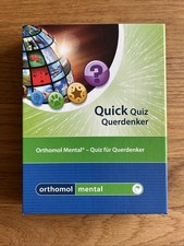 Quick Quiz Querdenker/Kartenspiel/ Neuwertig/Orthomol Mental