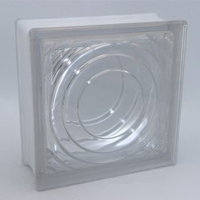 Design Glasbaustein Fresnel Klar, 19 x 19 x 8 cm - 5 Stück