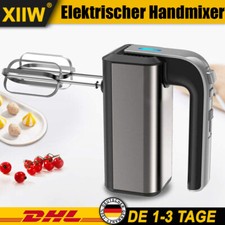 ⭐⭐800W Edelstahl Elektrischer Handmixer Rührgerät Stabmixer Schneebesen 5 Stufen