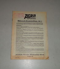 Teilekatalog / Ersatzteilliste