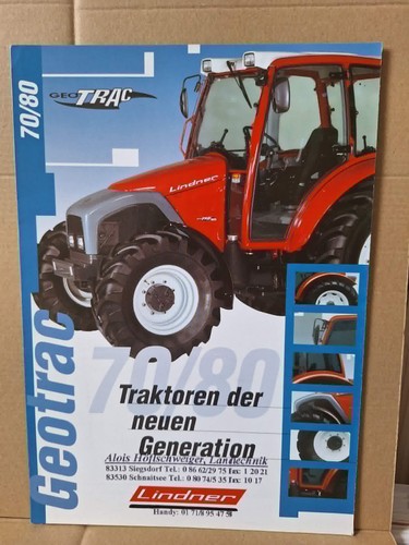 Lindner geotrac 80 - lindner,