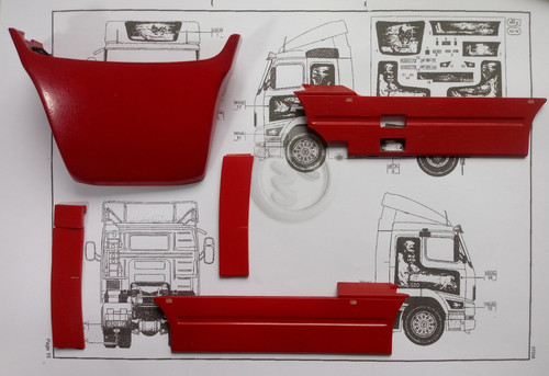 07506 revell dachspoiler - revell, 1/24