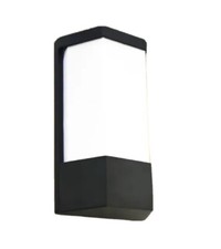 Außenleuchten 4er Set! Alu Schwarz Wandleuchte Außenwandleuchte Wandlampe Lampe