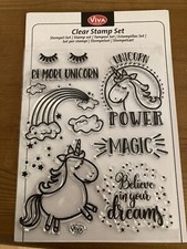 Viva Decor Clear Stamps Unicorn Power Einhörner - unbenutzt