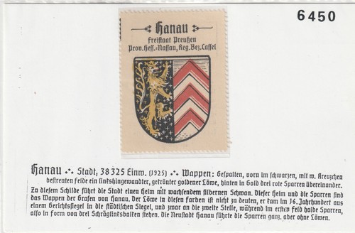 Reklamemarke wappen von - reklamemarke,