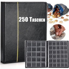 250 Taschen Münzalbum