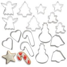 16x Plätzchen Ausstechformen