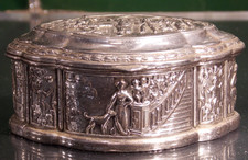 antik Deckel Schmuck Dose