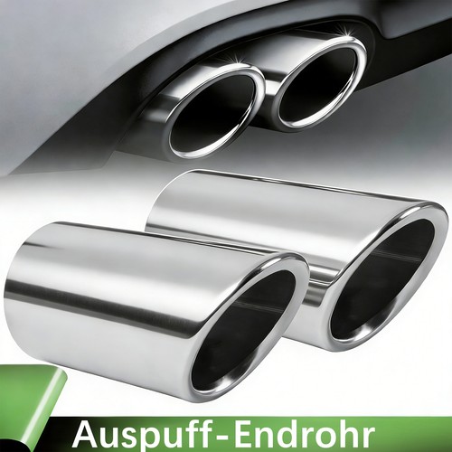Auspuffblende edelstahl - 2x,
