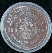 Liberia dollar 2004 - liberia,