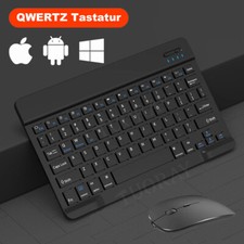 QWERTZ Bluetooth Tastatur kabellos Keyboard für iPad 10,9/10,2/9,7 Air/Pro/Mini