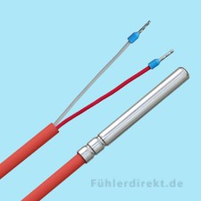 PT1000 Temperaturfühler Temperatursensor, 7 Meter Silikon, 200°C PT 1000