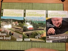 Eisenbahn JOURNAL BRANDLS TRAUMANLAGEN, 3 Ausgaben, neuwertig 