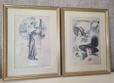 Set 2 schicke Frauenbilder in