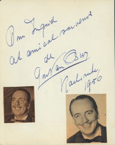 Autogrammkarte schauspieler - autogrammkarte,