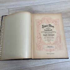 Schubert-Album Sammlung der Lieder fur eine Singstimme Pianofortebegleitung Buch