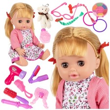 MiMi Baby Doll KP2010 - Babypuppe mit Friseurset & Soundfunktionen | Kinderplay