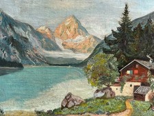 ÖLGEMÄLDE BAUERNHOF VOR