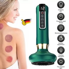 12 Elektrische Saug Vakuum Massagegerät Anti Cellulite Schröpf Massage Gerät DE