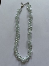 PRASIOLITH/GRÜNER Amethyst Kette, Silber 925