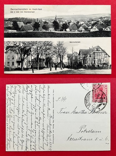 Benneckenstein harz 1919 - ak,