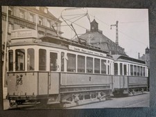 AK Karlsruhe Straßenbahn Triebwagen