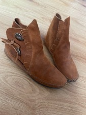 MINNETONKA  Damen/ Mädchen Mokassins Stiefeletten Wildleder Braun