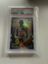 Mick Schumacher Rc Topps Chrome Refractor /399 PSA 9