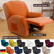 Samt Sesselbezug Stretchhusse