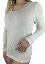 Bleyle Unterhemd Damen Seide / Schurwolle Hemd Langarm Spencer