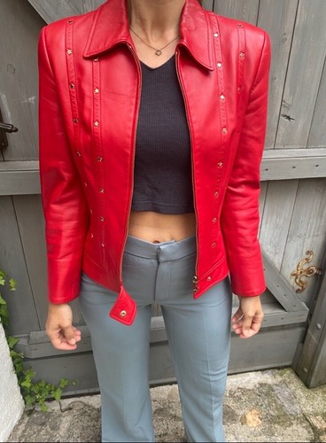 Escada leder jacke - jacke, biker