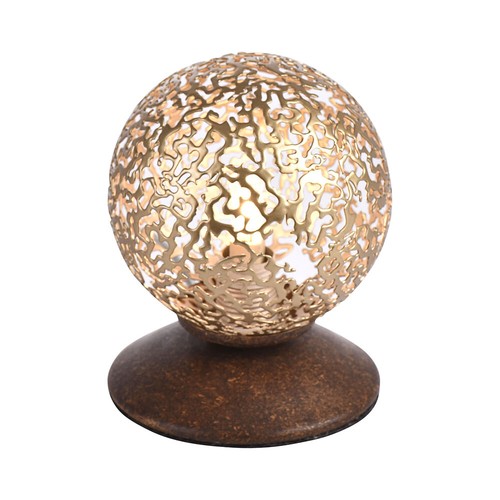 Tischlampe rostfarbend