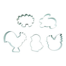 5er Set Hase Hahn Henne Küken