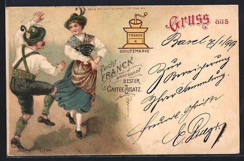 Lithographie reklame für - lithographie,