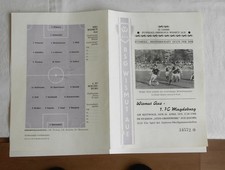 Fussball Programmheft - Wismut